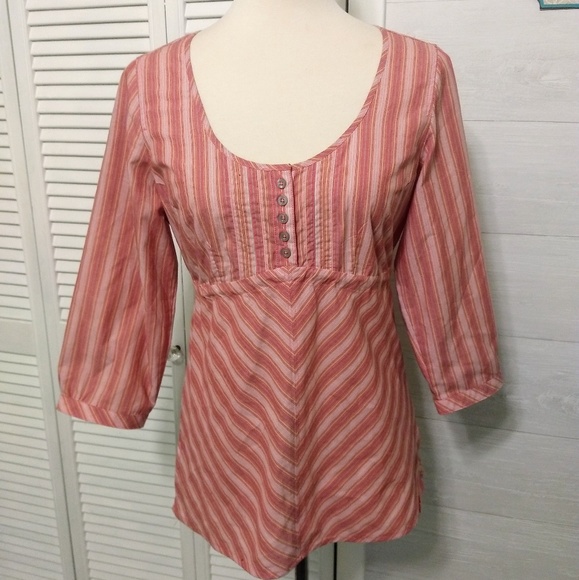 The North Face Tops - North Face stripe tunic top medium *H